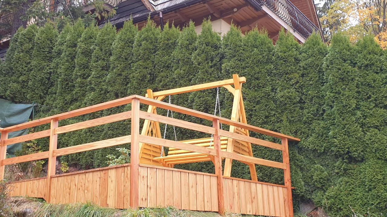 Villa Fortuna - Regionalne Apartamenty & Spa - Sauna, Grill, Jacuzzi Z Widokiem Na Tatry ซาโกปาเน ภายนอก รูปภาพ