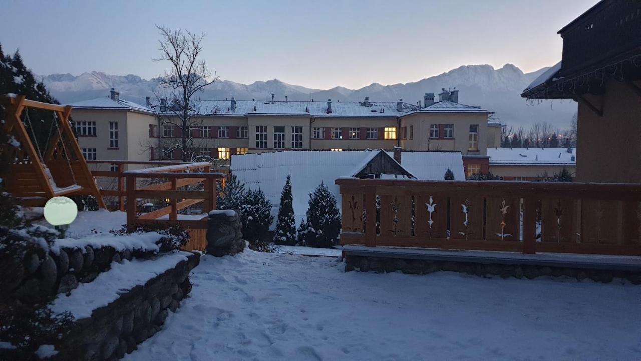 Villa Fortuna - Regionalne Apartamenty & Spa - Sauna, Grill, Jacuzzi Z Widokiem Na Tatry ซาโกปาเน ภายนอก รูปภาพ